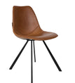brown leather look