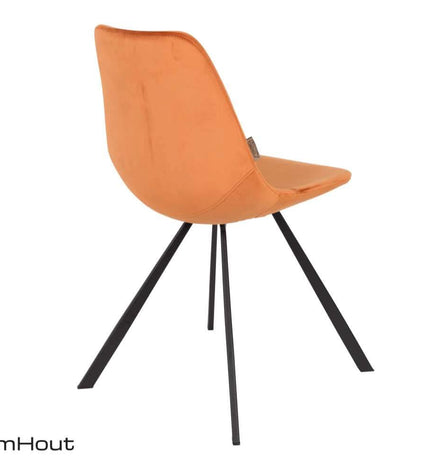 Stoel Dutchbone Franky Chair velvet - per 2 stuks
