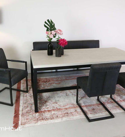 Stoel Tower Living Ferro met armleuning