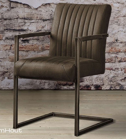 Stoel Tower Living Ferro met armleuning
