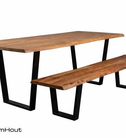 Eettafel Dutchbone Aka (ook met eetkamerbank)