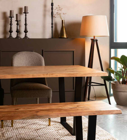 Eettafel Dutchbone Aka (ook met eetkamerbank)