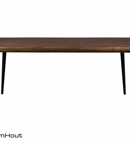Eettafel noten Dutchbone Alagon (ook met eetkamerbank)