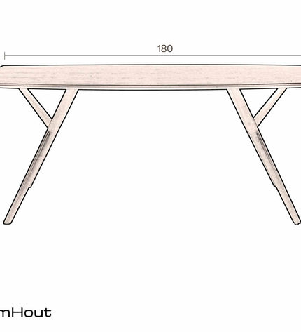 Eettafel Dutchbone Malaya