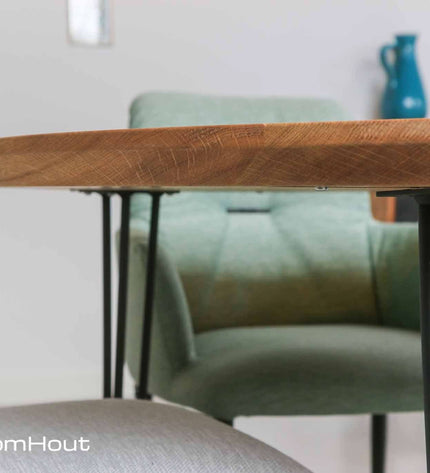 Ronde eettafel DroomHout Forcina  - 130 cm - showroommodel