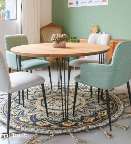 Ronde eettafel DroomHout Forcina  - 130 cm - showroommodel