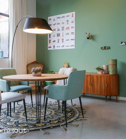 Ronde eettafel DroomHout Forcina  - 130 cm - showroommodel