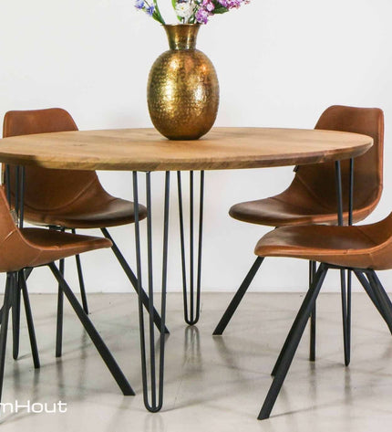 Ronde eettafel DroomHout Forcina  - 130 cm - showroommodel