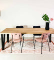 160 x 80 cm / RAL-kleur naar keuze / blank eiken