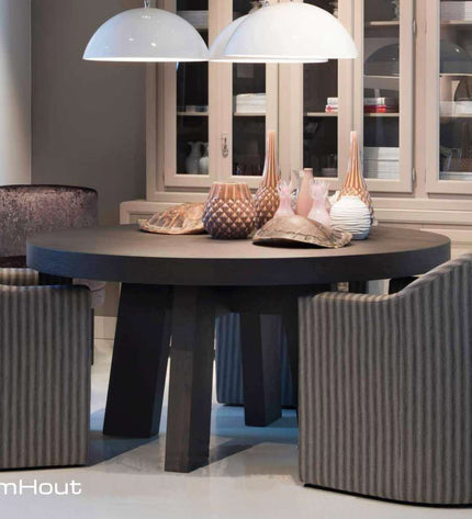 Ronde eettafel eiken Keijser&Co Big Top rond 4-poot