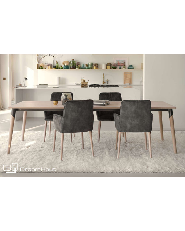 Eettafel eiken Mobitec Core