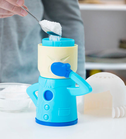 InnovaGoods koelkastdeodorant in a sleek white container, designed to keep refrigerators smelling fresh and clean.