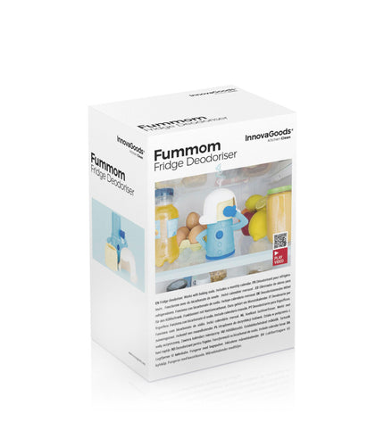 InnovaGoods koelkastdeodorant pack of 6, compact deodorizer for freshening up refrigerators, with a sleek design.