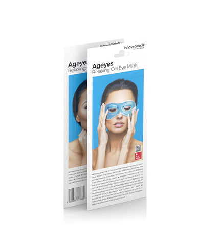 InnovaGoods Ontspannend Gelmasker for relaxation, designed for health and personal care, shown in a pack of four.