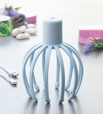InnovaGoods Helax rechargeable massager with removable head for health and personal care, shown with its compact design.