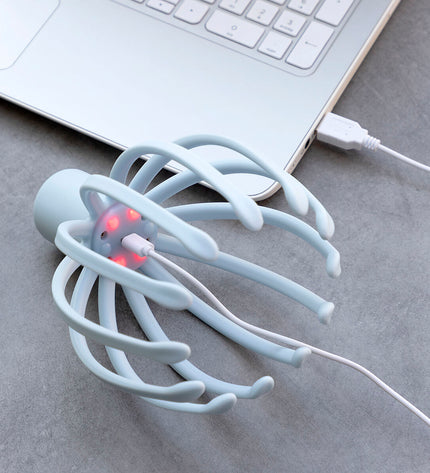 InnovaGoods Helax rechargeable massager head for health and wellness, shown in close-up on a white background.