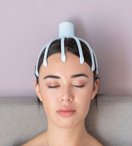 InnovaGoods Helax rechargeable handheld massager with ergonomic design for personal wellness and relaxation.