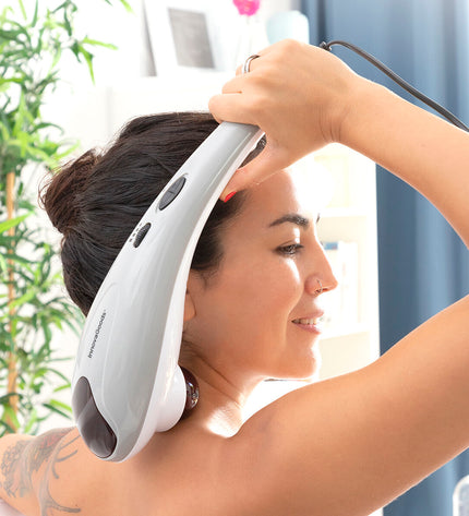 InnovaGoods Halaxer electric hand massager with control buttons and textured surface for soothing personal wellness.