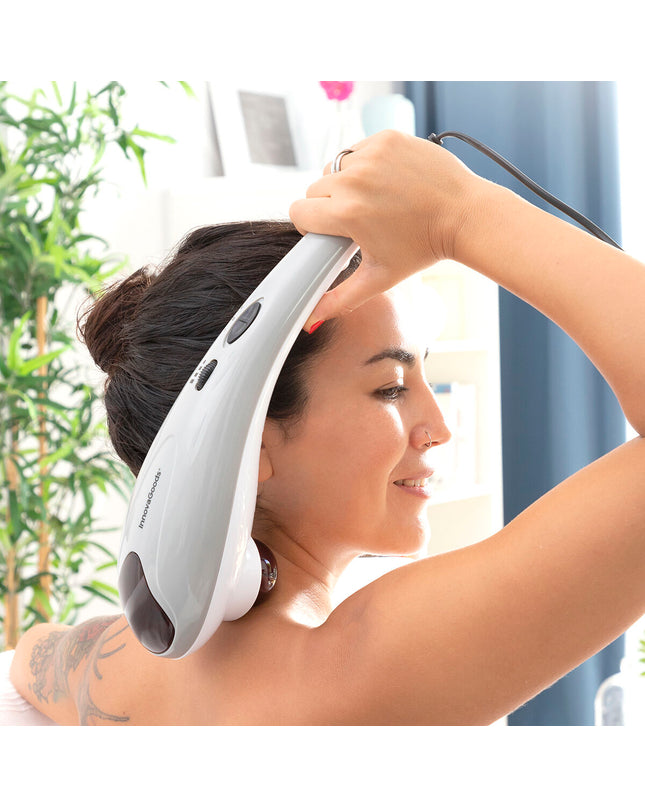 InnovaGoods Halaxer electric hand massager with control buttons and textured surface for soothing personal wellness.