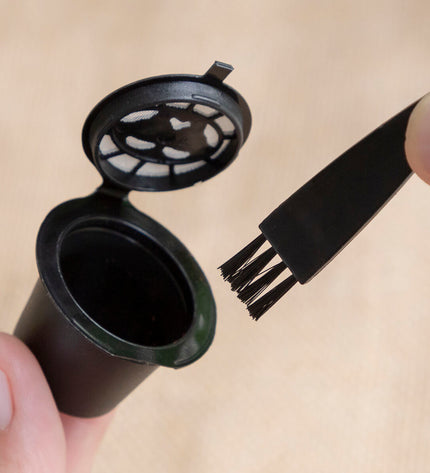 Set van 3 herbruikbare InnovaGoods koffiecapsules voor koffie en thee, gemaakt van duurzame materialen, geschikt voor hergebruik.