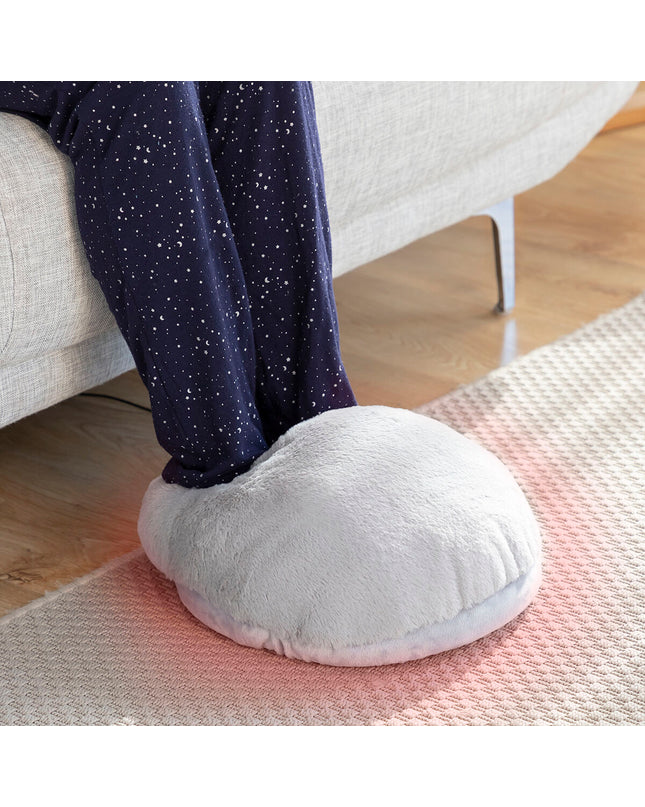 InnovaGoods 2-in-1 elektrische voetenwarmer for health and personal care, showing the compact design and control panel.