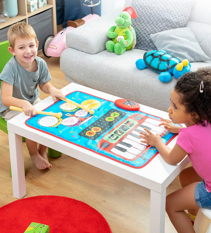 InnovaGoods 2-in-1 muziekmat for kids, colorful musical play mat with buttons and musical features, ideal for children’s toys and instruments.