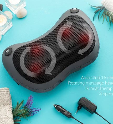 InnovaGoods Shiatsu-massager for neck and shoulders, compact health and personal care device with ergonomic design.