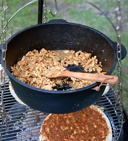 Dutch Oven Roasting Pan Cast Iron with Grill Lid Oval 9 Liters