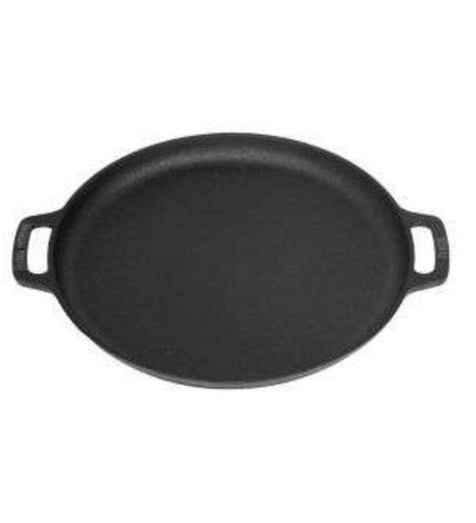 35 cm cast iron plancha skillet with handles