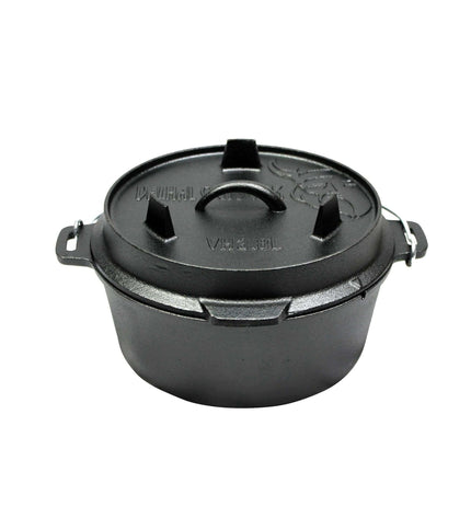 Cast iron Dutch oven roasting pan 3.8 liters