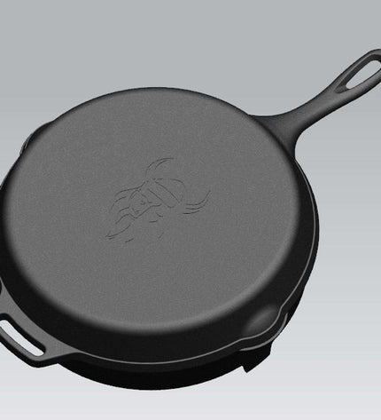 Cast Iron Skillet Lid Ø 30 cm with Grill Pattern