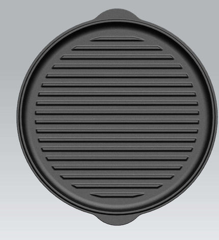 Cast Iron Skillet Lid Ø 30 cm with Grill Pattern