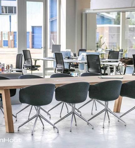 Vergadertafel eiken DroomHout Kopenhagen