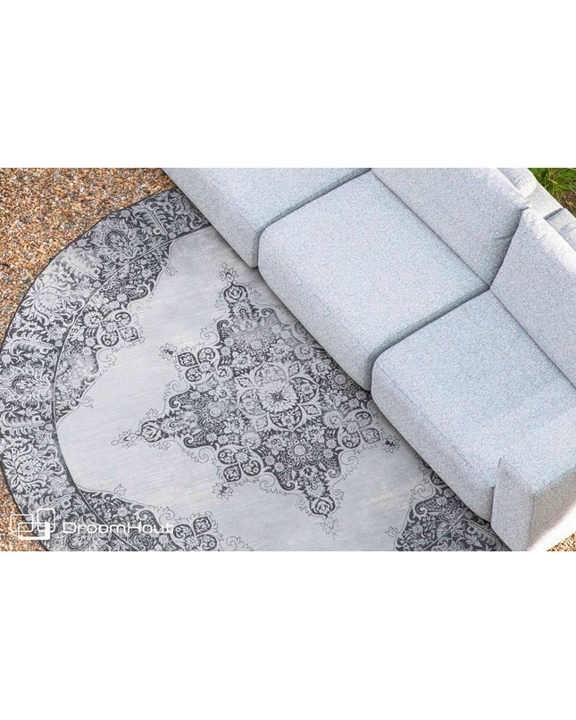 Buiten vloerkleed Zuiver Coventry rond