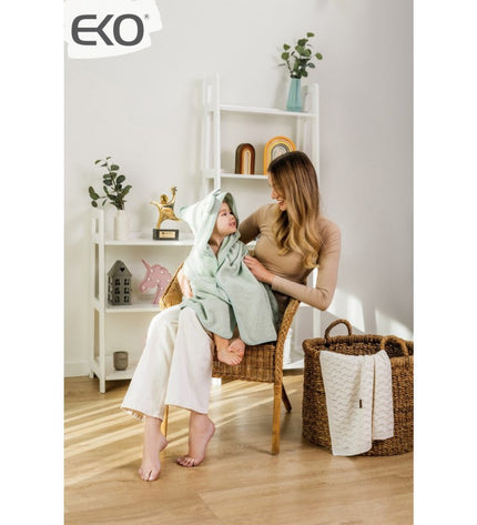 Bamboo bath cover Ballerina Mouse / White