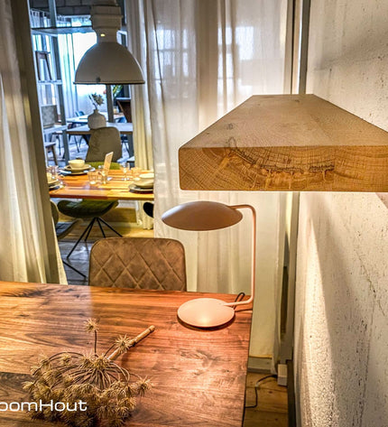 Houten wandplank  (rechte rand, rechte hoek)