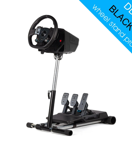 Wheel Stand Pro DD for Logitech, Fanatec, Moza Racing R9, R12 - BLACK