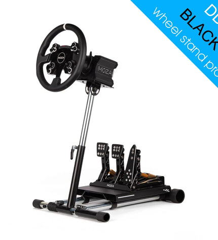 Wheel Stand Pro DD for Logitech, Fanatec, Moza Racing R9, R12 - BLACK