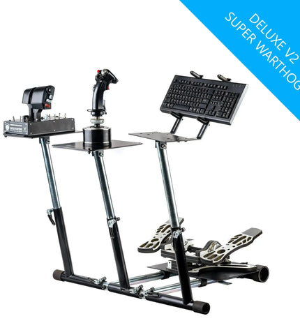 Wheel Stand Pro for Thrustmaster HOTAS WARTHOG™, Saitek X-55, X52/Pro, X65 – Deluxe V2