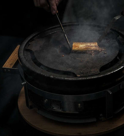 Shichirin Table Grill Round Accessory Teppanyaki Plate