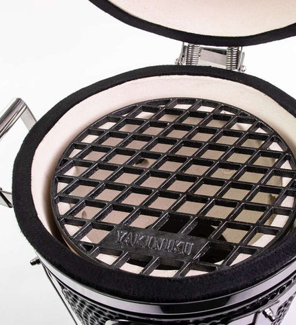 "BBQ Accessory Kamado 13" Compact Cast Iron Grate"