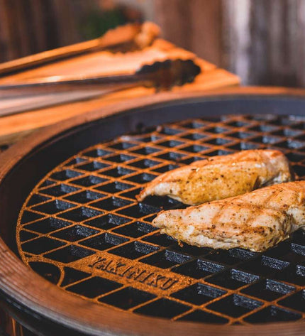 "BBQ Accessory Kamado 13" Compact Cast Iron Grate"