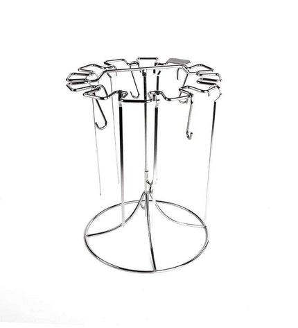 BBQ Accessory Tandoor Rack with 6 Hooks and Skewers