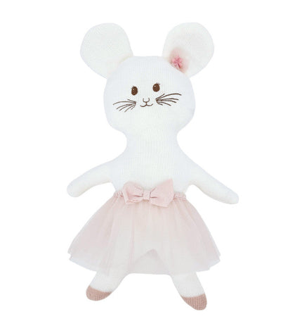 Knitted ballerina mouse