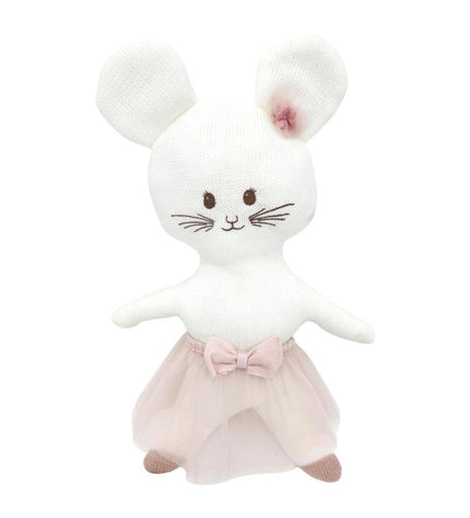 Knitted ballerina mouse