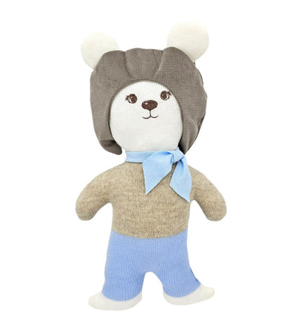 Knitted animal Pilot Bear