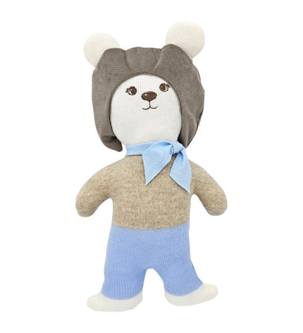 Knitted animal Pilot Bear