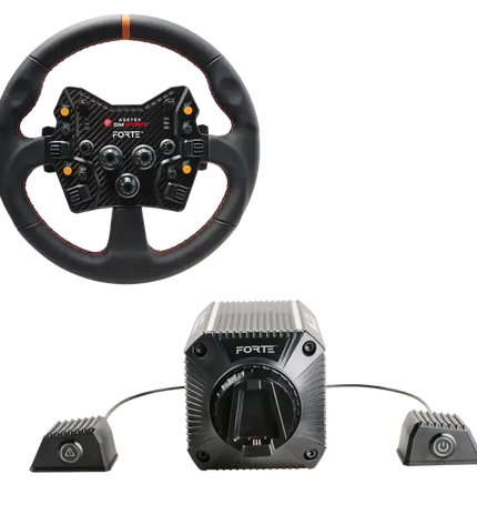 Asetek SimSports Forte (18nm) Direct Drive Wheel Base + Forte GT Wheel Bundle