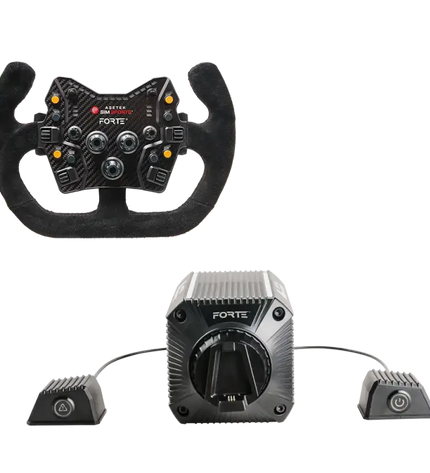 Asetek SimSports Forte (18nm) Direct Drive Wheel Base + Forte GT Wheel Bundle
