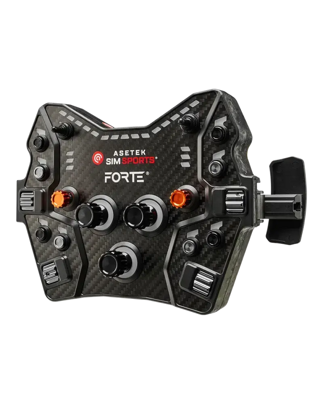 Asetek SimSports Forte GT Button Box (Black, Aluminum)